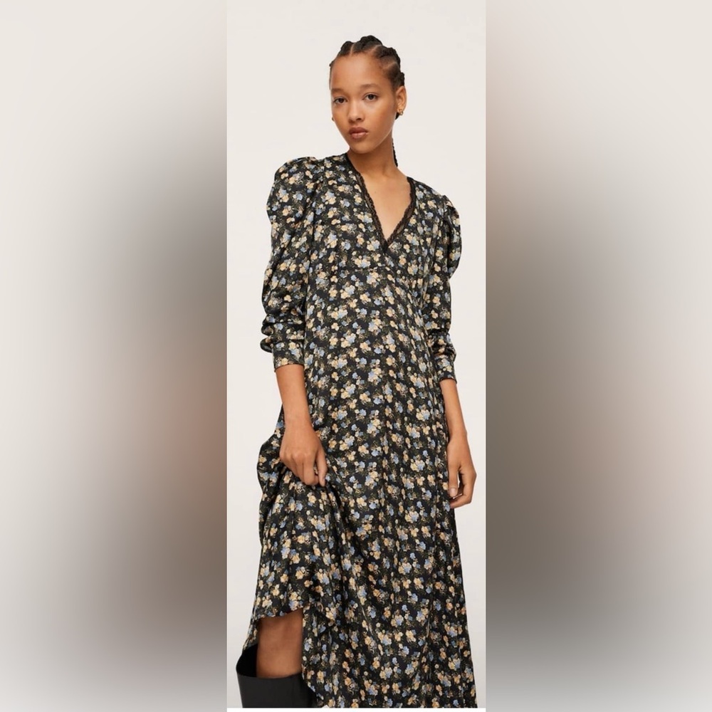 Mango long sleeve Dress